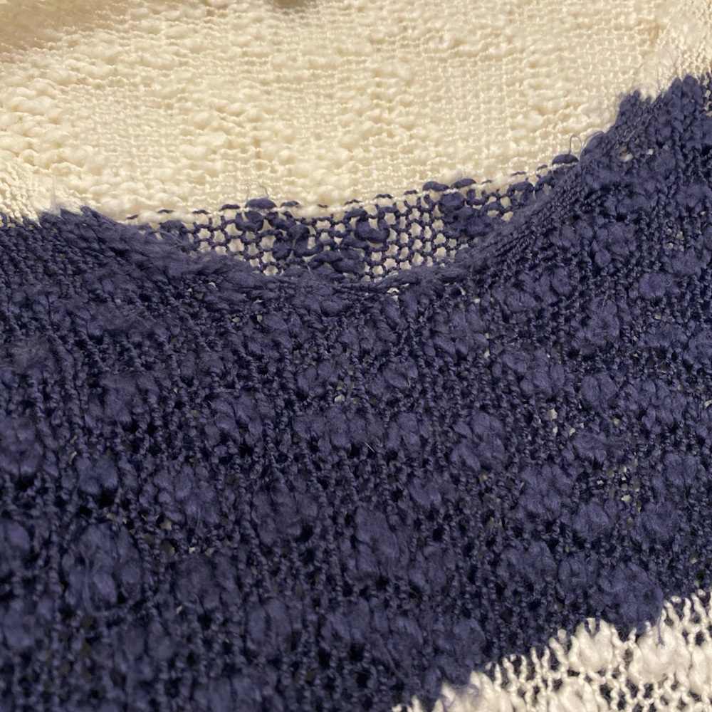 Love Stitch Navy and White Striped Sweater - Picture 7 of 7